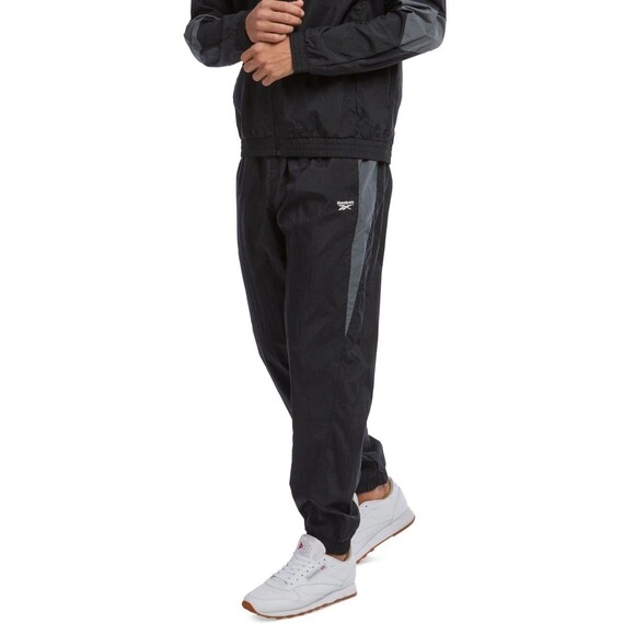 Reebok men's Light Weight RI Woven Track Pants Black  2XL - Picture 1 of 4